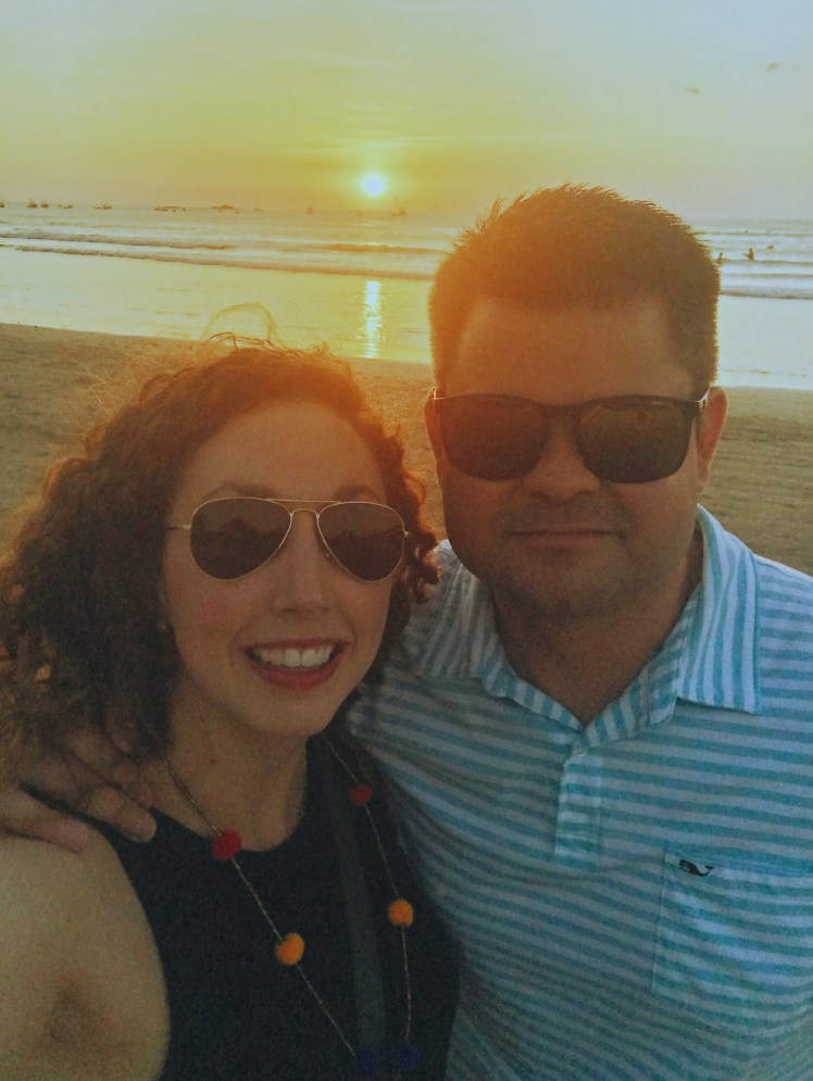 tamarindo beach sunset