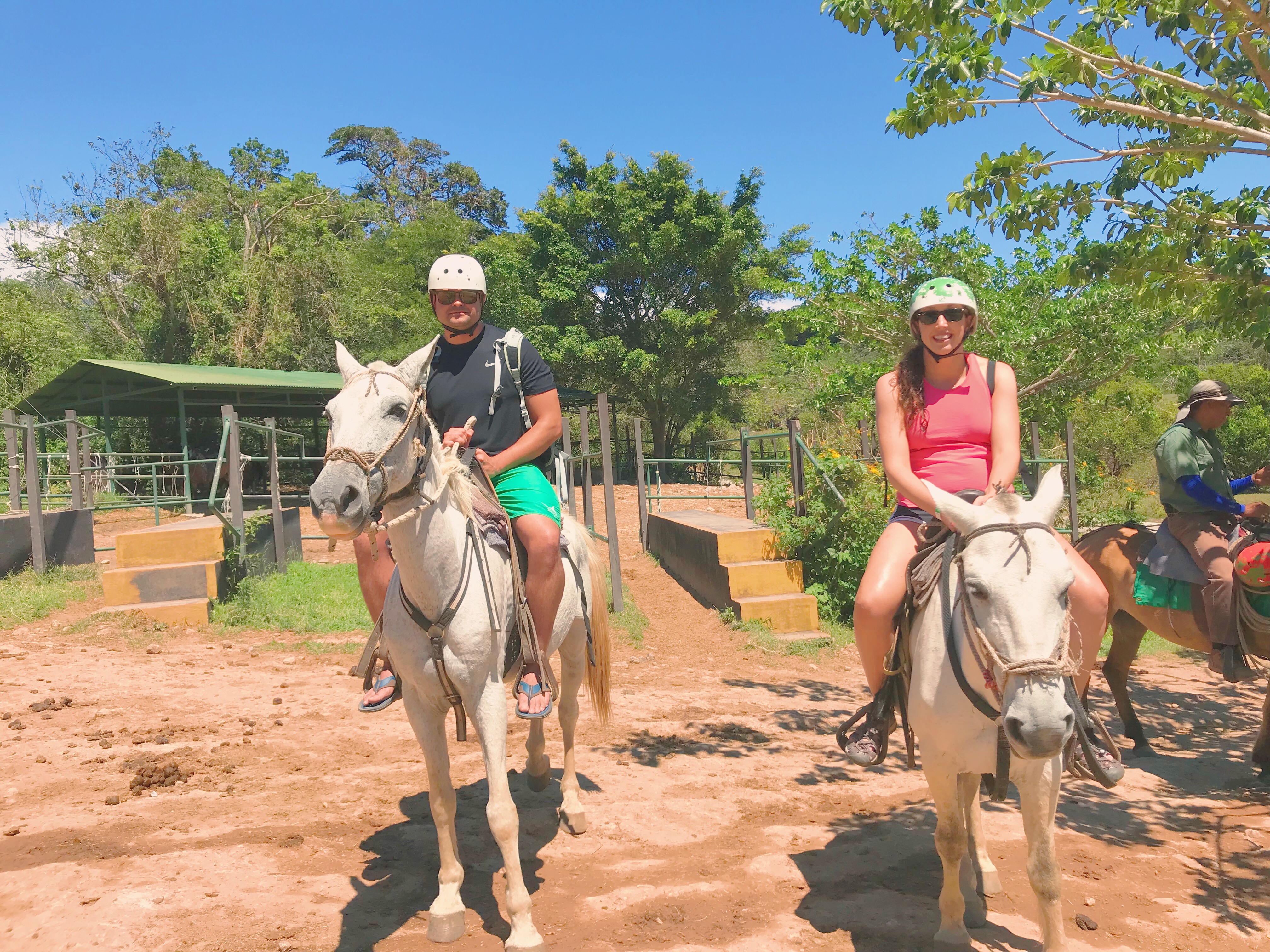 horseback riding on the Buena vista tour