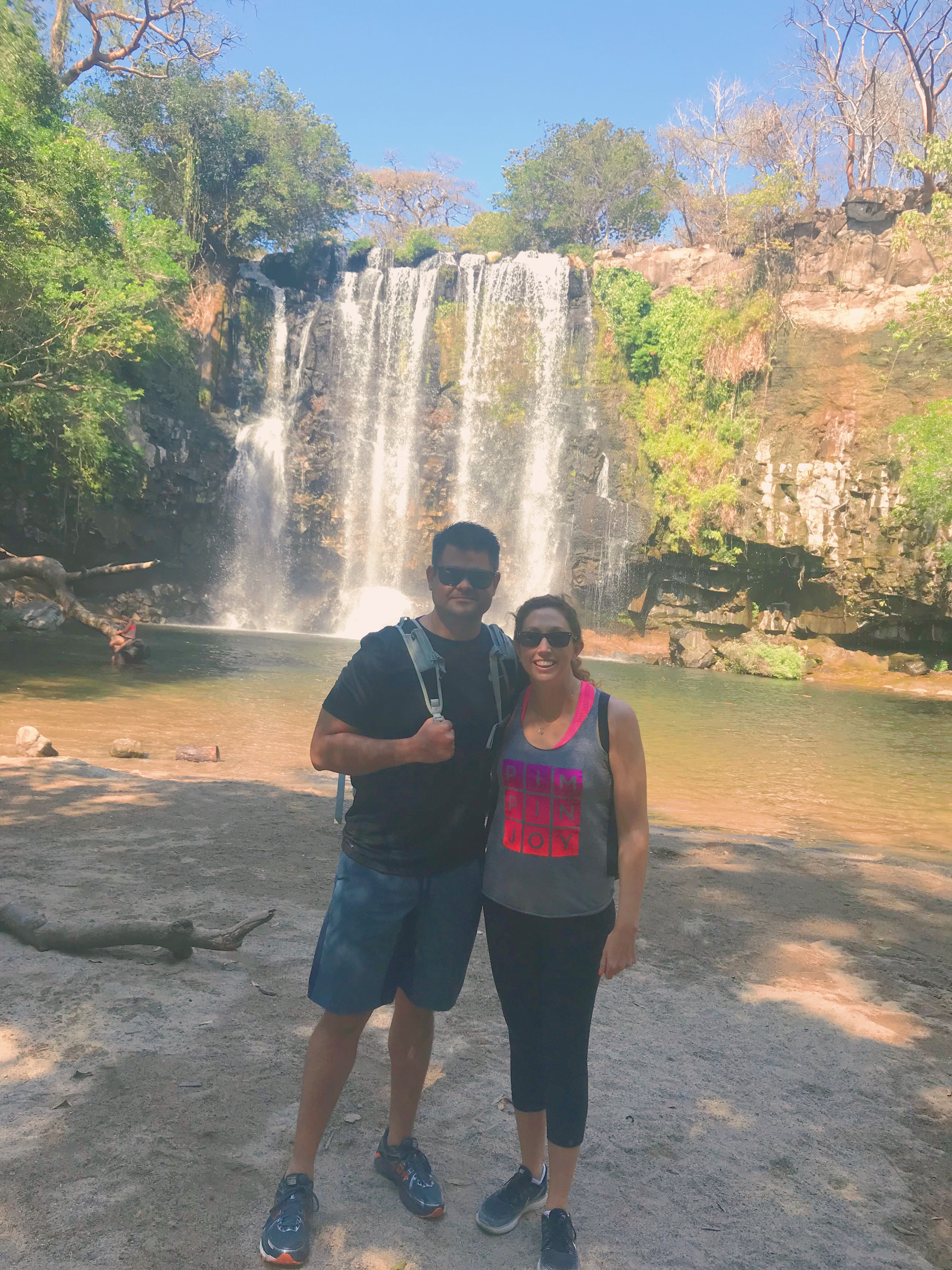 llanos de cortes waterfall
