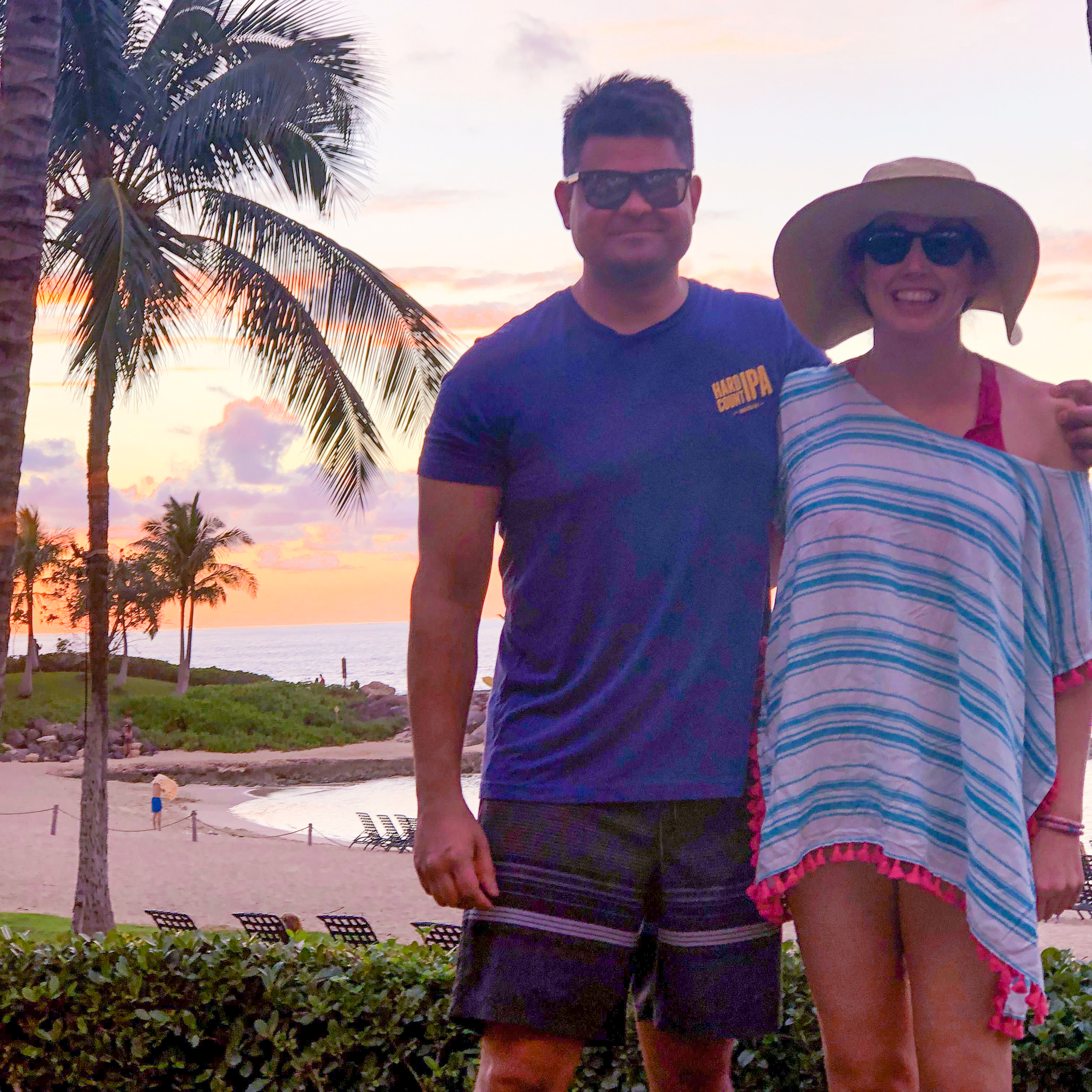 very happy in hawaii