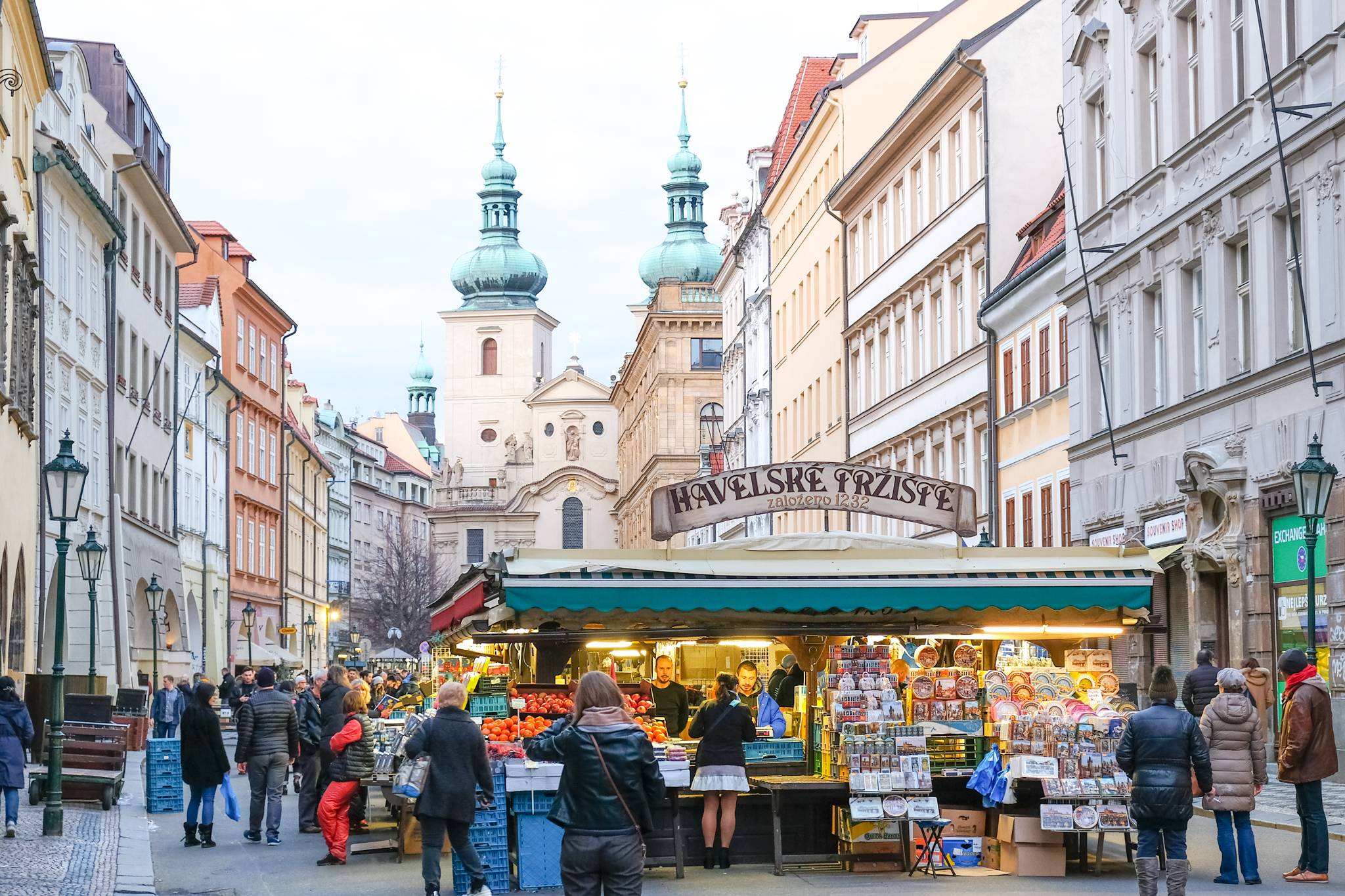 Street Market in Prague