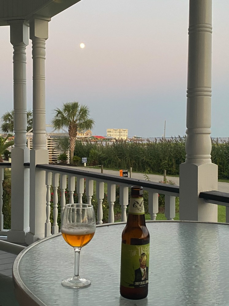 cocktails and a full moon