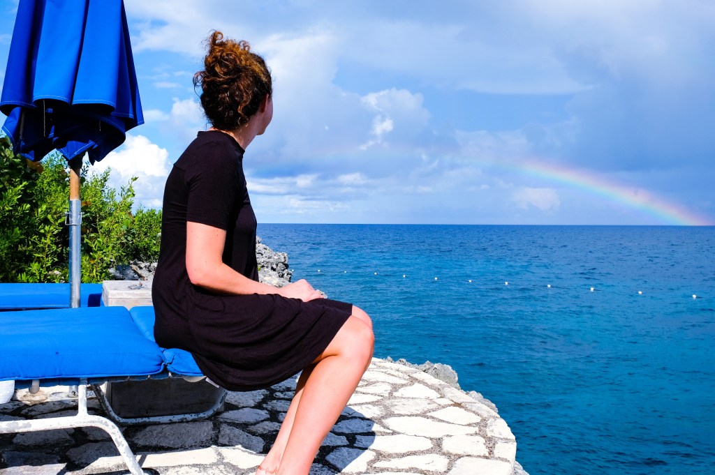 Rainbow at the rockhouse