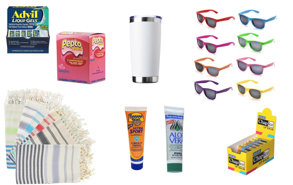 destination wedding welcome bags